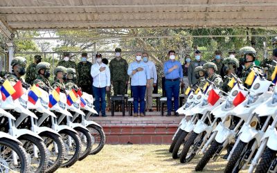 “Gobierno Nacional entregó 24 motocicletas y 4 botes de bajo calado, para fortalecer las capacidades operacionales del Ejército y Armada Nacional en Arauca”: Min Interior.