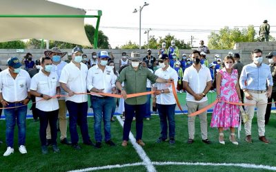 “Gobierno Nacional, entregó 3 Sacúdetes al parque en el Departamento del Cesar, que fomentarán la sana convivencia, el deporte y la cultura”: Min Interior.