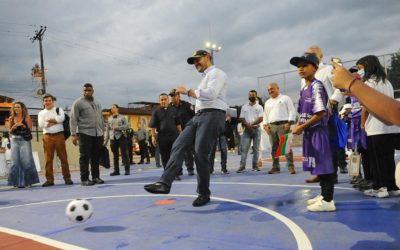 “Gobierno Nacional entregó el segundo ‘Sacúdete al Parque’ tipo 2 a nivel nacional, en el municipio de Tuluá, en Valle del Cauca. Destinando una inversión de $1.965 millones”: Min Interior.
