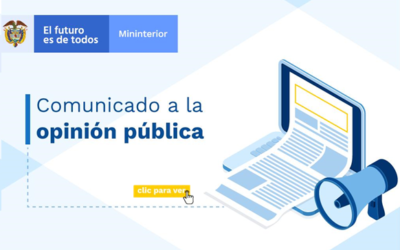 Respecto de la información difundida por algunos medios, frente al proceso de contratación para la construcción de los proyectos “Sacúdete” como política pública, el Ministerio del Interior se permite informar: