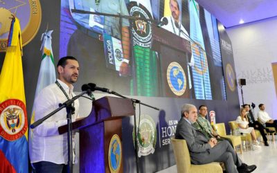 El Ministro del Interior, Daniel Palacios, instaló la XIII Cumbre de Ameripol, de la Comunidad de Cuerpos de Policía de América Latina, en Barranquilla.