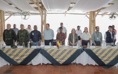 The National Government set up a social dialogue table in Cauca 