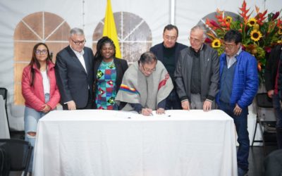 Presidente Gustavo Petro, sancionó la Ley de la Paz Total