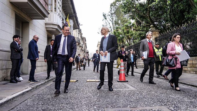 Alfonso Prada, ministro del Interior, asistió a una reunión en la Casa de Nariño liderada por el presidente Gustavo Petro en la que tuvo como invitado especial el Alto Comisionado de las Naciones Unidas, Volker Türk.