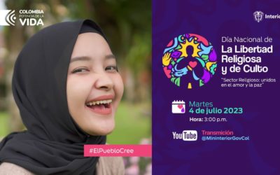 Este 4 de julio en Casa de Nariño conmemoraremos el Día Nacional de Libertad Religiosa y de Cultos