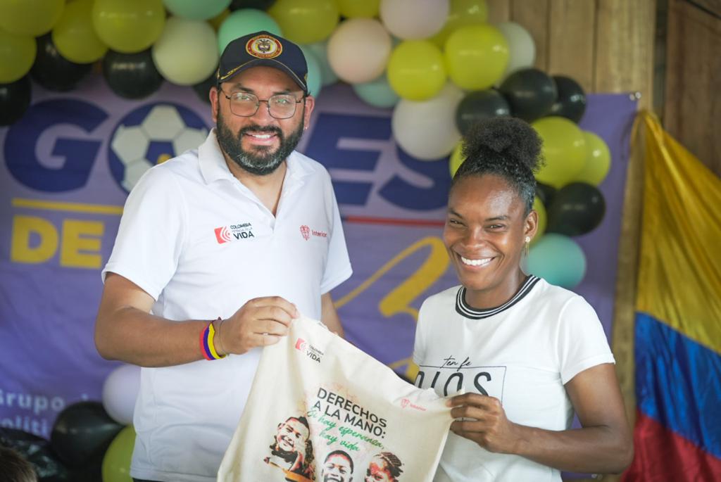 En Bojayá (Chocó), MinInterior promueve el deporte en comunidades afectadas por el conflicto armado