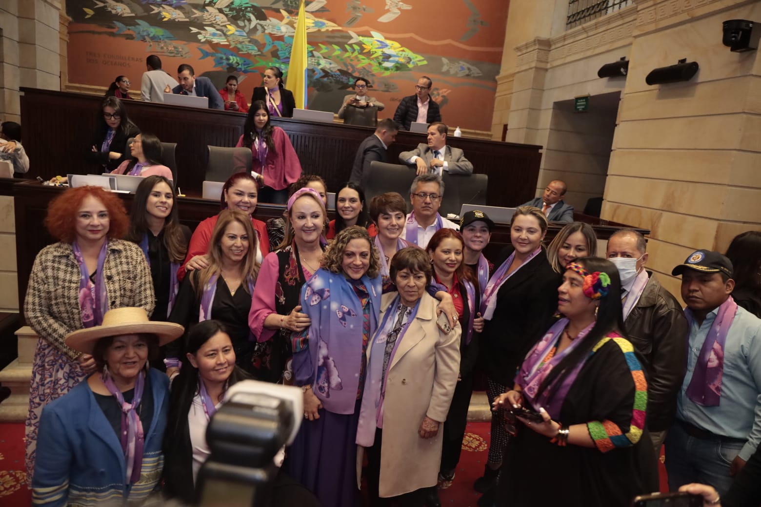 070324 Proyecto para proteger a mujeres víctimas de violencia en Colombia pasa a conciliación para ser ley de la República La iniciativa fue aprobada en Plenaria de la Cámara de Representantes con 108 votos y pasa a conciliación entre las dos cámaras.