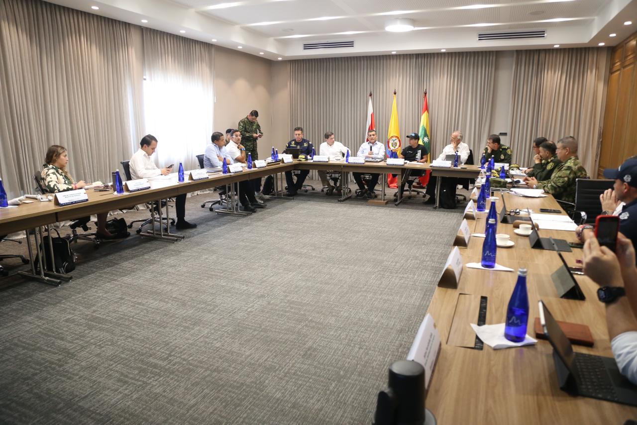 230824 Estamos unidos para combatir a los delincuentes ministro Juan Fernando Cristo “Estamos unidos para combatir a los delincuentes” ministro Juan Fernando Cristo