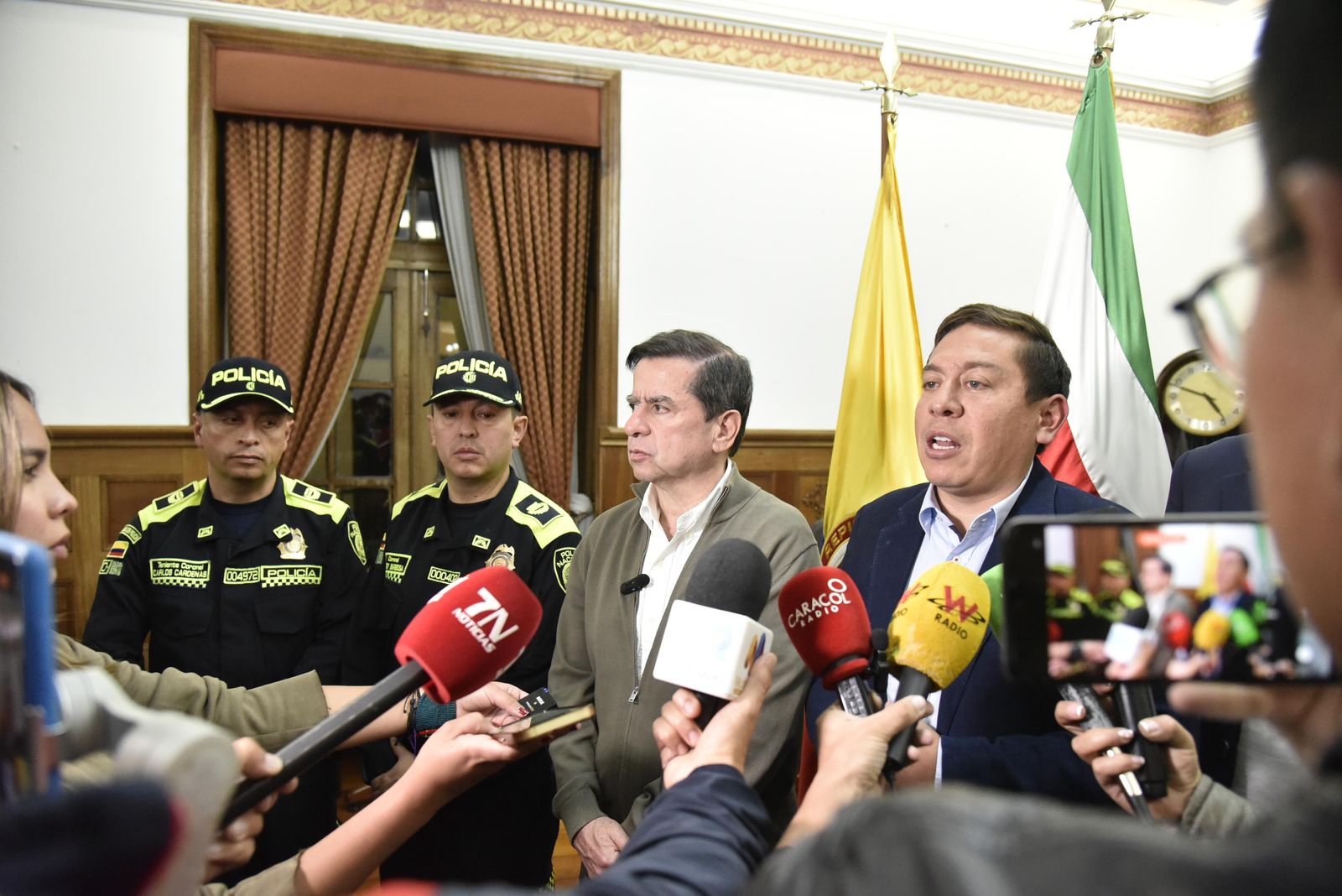 Ministro Juan Fernando Cristo sostuvo reunión de seguridad en Boyacá