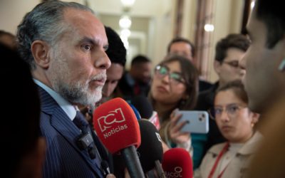 MinInterior y presidente del Senado anuncian el 13 mayo como la fecha para dar inicio al debate de la Consulta Popular