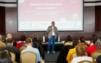 Gobierno nacional y plataformas de DD.HH. avanzan en concertación de política pública para la vida de quienes defienden derechos