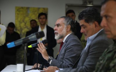 Mininterior reitera el compromiso del Estado con la seguridad de los candidatos
