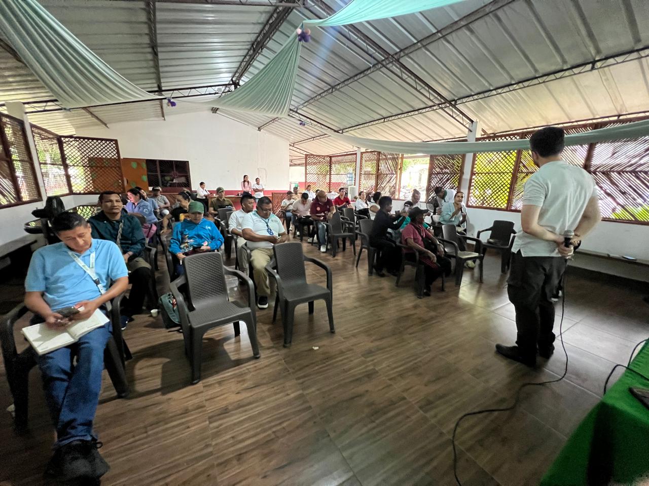 La jornada concluyó con un balance positivo, marcado por la participación activa de servidores y líderes indígenas comprometidos con la defensa de los derechos fundamentales.