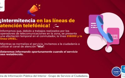 📢 Información importante para la ciudadanía