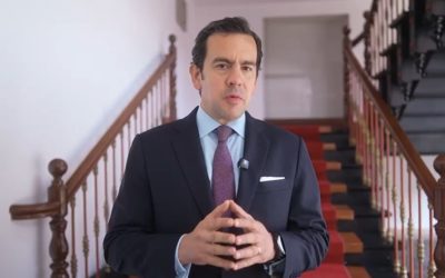 Ministro del Interior saluda a Jorge Laverde, nuevo Contralor electo