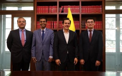 El ministro Rodrigo Lara Restrepo posesionó a los nuevos viceministros del Ministerio del Interior